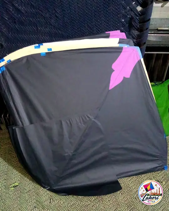 Black patang kite